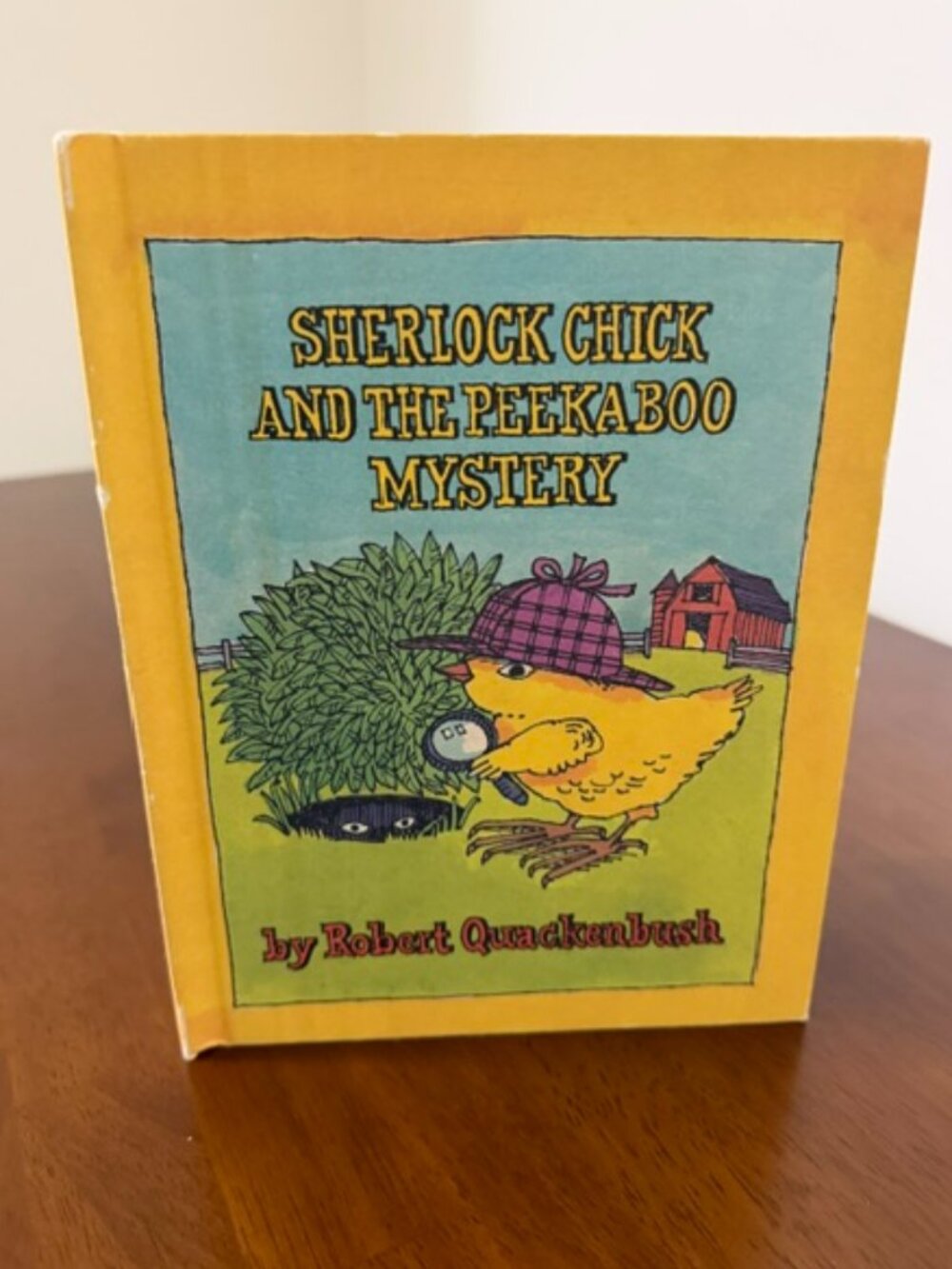 VTG 1987 Sherlock Chick And The Peekaboo Mystery Book